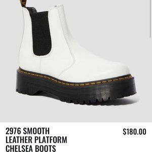 Doc marten platform Chelsea boots